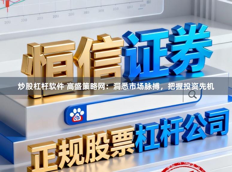 炒股杠杆软件 高盛策略网：洞悉市场脉搏，把握投资先机