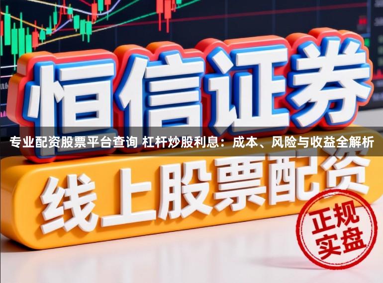 专业配资股票平台查询 杠杆炒股利息：成本、风险与收益全解析
