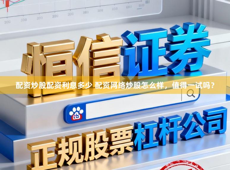 配资炒股配资利息多少 配资网络炒股怎么样，值得一试吗？